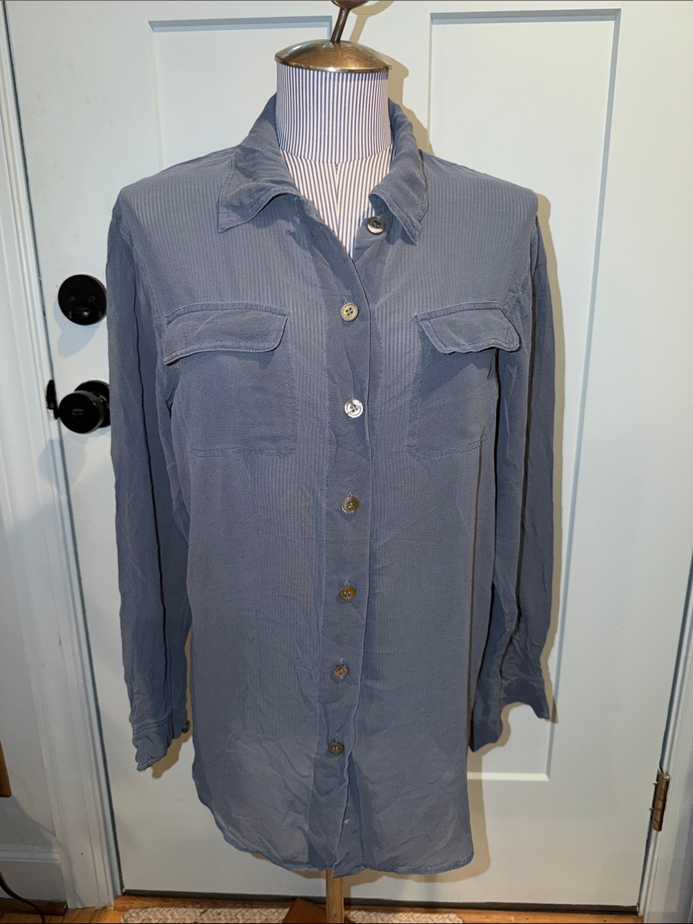 The Territory Ahead 100% Silk Blouse Size Small